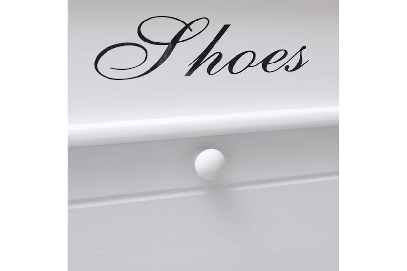 vidaXL 284085 Shoe Cabinet White 50x28x58cm Paulownia Wood vidaXL 284085 Shoe Cabinet White 50x28x58cm Paulownia Wood