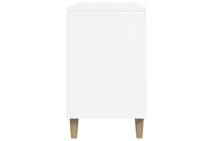 vidaXL 819742 Shoe Cabinet High Gloss White 102x36x60cm Engineered Wood vidaXL 819742 Shoe Cabinet High Gloss White 102x36x60cm Engineered Wood