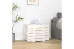 vidaXL 824994 Storage Box White 58x40.5x42cm Solid Wood Pine vidaXL 824994 Storage Box White 58x40.5x42cm Solid Wood Pine