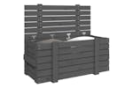vidaXL 825000 Storage Box Grey 91x40.5x42cm Solid Wood Pine vidaXL 825000 Storage Box Grey 91x40.5x42cm Solid Wood Pine