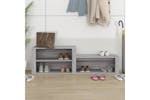vidaXL 816918 Shoe Cabinet Grey Sonoma 150x35x45cm Engineered Wood vidaXL 816918 Shoe Cabinet Grey Sonoma 150x35x45cm Engineered Wood