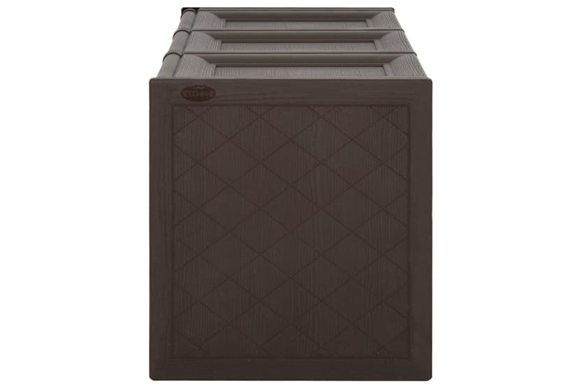 vidaXL 340618 Cushion Box Brown 125x40x42cm vidaXL 340618 Cushion Box Brown 125x40x42cm