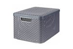 Curver 427235 Style Storage Boxes With Lid 3 Pcs Size L Anthracite Curver 427235 Style Storage Boxes With Lid 3 Pcs Size L Anthracite
