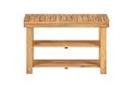 vidaXL 45930 Shoe Rack 70x32x46cm Solid Acacia Wood vidaXL 45930 Shoe Rack 70x32x46cm Solid Acacia Wood