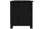 vidaXL 813773 Shoe Bench Black 70x38x45.5cm Solid Wood Pine vidaXL 813773 Shoe Bench Black 70x38x45.5cm Solid Wood Pine