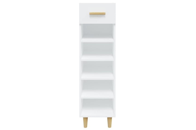 vidaXL 812804 Shoe Cabinet High Gloss White 30x35x105cm Engineered Wood vidaXL 812804 Shoe Cabinet High Gloss White 30x35x105cm Engineered Wood