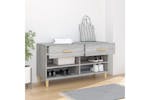 vidaXL 817568 Shoe Cabinet Grey Sonoma 102x35x55cm Engineered Wood vidaXL 817568 Shoe Cabinet Grey Sonoma 102x35x55cm Engineered Wood