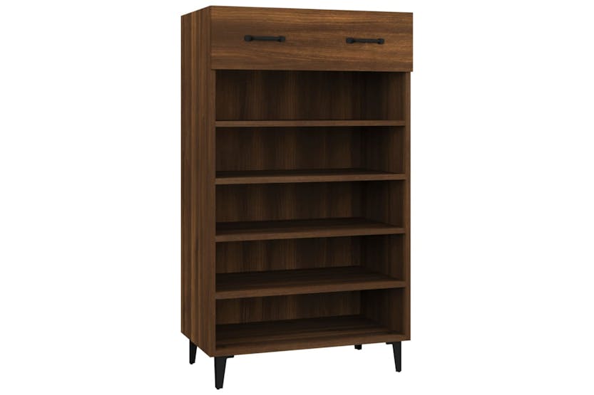 vidaXL 817560 Shoe Cabinet Brown Oak 60x35x105cm Engineered Wood vidaXL 817560 Shoe Cabinet Brown Oak 60x35x105cm Engineered Wood