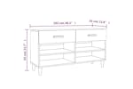 vidaXL 817569 Shoe Cabinet Brown Oak 102x35x55cm Engineered Wood vidaXL 817569 Shoe Cabinet Brown Oak 102x35x55cm Engineered Wood