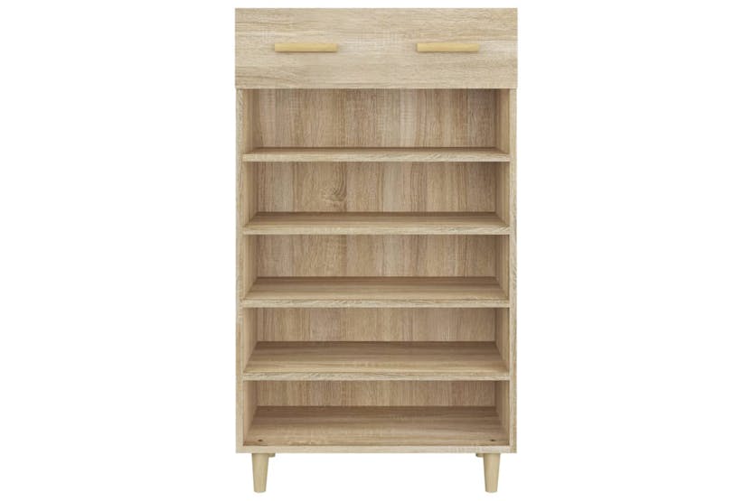 vidaXL 812783 Shoe Cabinet Sonoma Oak 60x35x105cm Engineered Wood vidaXL 812783 Shoe Cabinet Sonoma Oak 60x35x105cm Engineered Wood