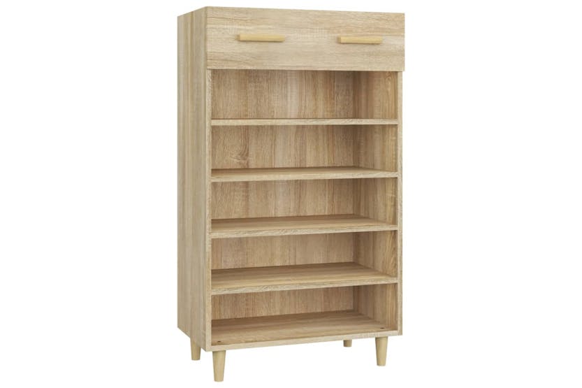 vidaXL 812783 Shoe Cabinet Sonoma Oak 60x35x105cm Engineered Wood vidaXL 812783 Shoe Cabinet Sonoma Oak 60x35x105cm Engineered Wood