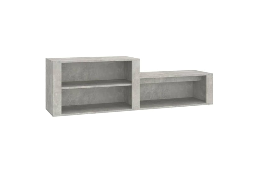 vidaXL 816916 Shoe Cabinet Concrete Grey 150x35x45cm Engineered Wood vidaXL 816916 Shoe Cabinet Concrete Grey 150x35x45cm Engineered Wood