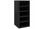 vidaXL 808995 Shoe Cabinet High Gloss Black 31.5x35x70cm Engineered Wood vidaXL 808995 Shoe Cabinet High Gloss Black 31.5x35x70cm Engineered Wood
