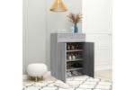 vidaXL 815418 Shoe Cabinet Grey Sonoma 60x35x84cm Engineered Wood vidaXL 815418 Shoe Cabinet Grey Sonoma 60x35x84cm Engineered Wood