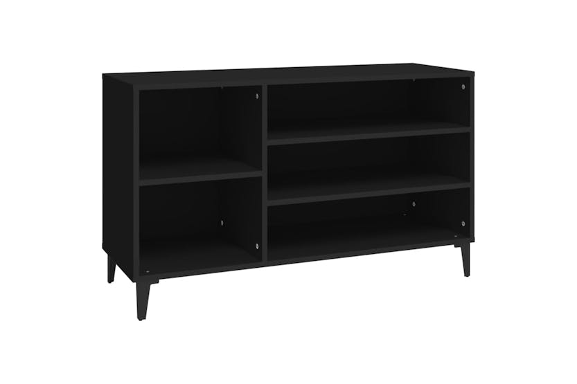 vidaXL 819749 Shoe Cabinet Black 102x36x60cm Engineered Wood vidaXL 819749 Shoe Cabinet Black 102x36x60cm Engineered Wood