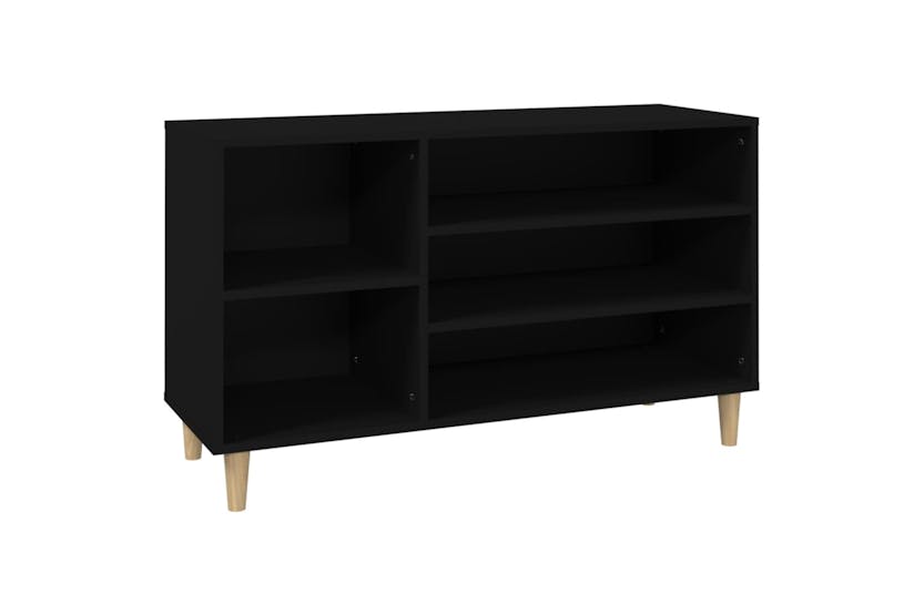 vidaXL 819741 Shoe Cabinet Black 102x36x60cm Engineered Wood vidaXL 819741 Shoe Cabinet Black 102x36x60cm Engineered Wood