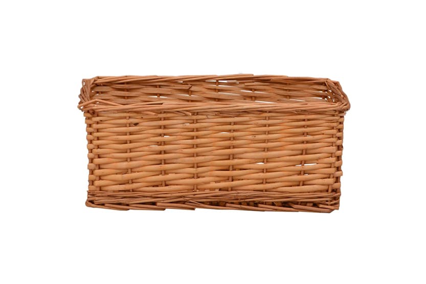 vidaXL 286981 4 Piece Nesting Basket Set Brown Willow vidaXL 286981 4 Piece Nesting Basket Set Brown Willow