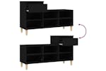 vidaXL 821205 Shoe Cabinet Black 102x36x60cm Engineered Wood vidaXL 821205 Shoe Cabinet Black 102x36x60cm Engineered Wood