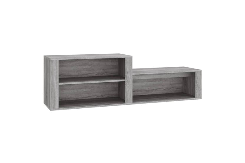 vidaXL 816918 Shoe Cabinet Grey Sonoma 150x35x45cm Engineered Wood vidaXL 816918 Shoe Cabinet Grey Sonoma 150x35x45cm Engineered Wood