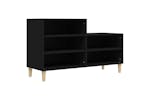 vidaXL 819725 Shoe Cabinet Black 102x36x60cm Engineered Wood vidaXL 819725 Shoe Cabinet Black 102x36x60cm Engineered Wood