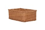 vidaXL 286981 4 Piece Nesting Basket Set Brown Willow vidaXL 286981 4 Piece Nesting Basket Set Brown Willow