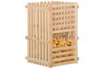 vidaXL 327329 Potato Box 50x50x80cm Solid Pinewood vidaXL 327329 Potato Box 50x50x80cm Solid Pinewood