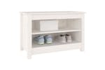 vidaXL 813770 Shoe Bench White 70x38x45.5cm Solid Wood Pine vidaXL 813770 Shoe Bench White 70x38x45.5cm Solid Wood Pine