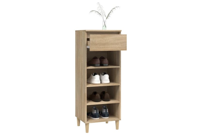 vidaXL 819775 Shoe Cabinet Sonoma Oak 40x36x105cm Engineered Wood vidaXL 819775 Shoe Cabinet Sonoma Oak 40x36x105cm Engineered Wood