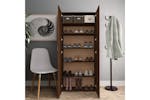 vidaXL 815278 Shoe Cabinet Brown Oak 80x35.5x180cm Engineered Wood vidaXL 815278 Shoe Cabinet Brown Oak 80x35.5x180cm Engineered Wood
