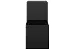 vidaXL 808258 Hall Shoe Cabinet High Gloss Black 105x35.5x70cm Engineered Wood vidaXL 808258 Hall Shoe Cabinet High Gloss Black 105x35.5x70cm Engineered Wood