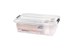 vidaXL 151898 Storage Boxes With Lids 5 Pcs Transparent 7 L vidaXL 151898 Storage Boxes With Lids 5 Pcs Transparent 7 L