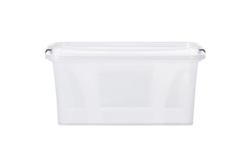 vidaXL 151903 Storage Boxes With Lids 2 Pcs Transparent 32 L vidaXL 151903 Storage Boxes With Lids 2 Pcs Transparent 32 L