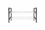 vidaXL 344369 Extendable Shoe Rack With 2 Shelves 119x24x37cm vidaXL 344369 Extendable Shoe Rack With 2 Shelves 119x24x37cm