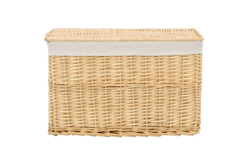 vidaXL 170779 6 Piece Nesting Basket Set Natural Willow vidaXL 170779 6 Piece Nesting Basket Set Natural Willow