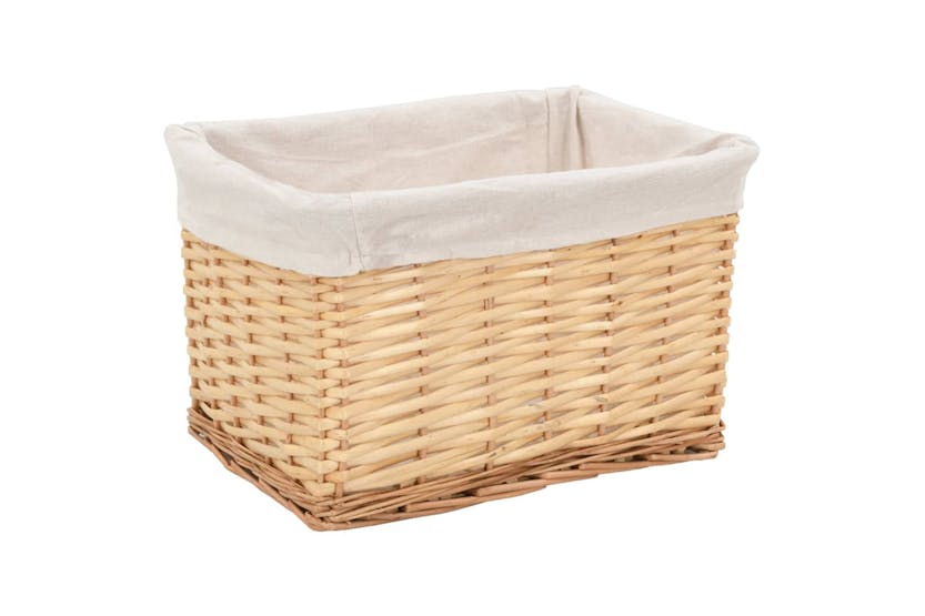 vidaXL 170779 6 Piece Nesting Basket Set Natural Willow vidaXL 170779 6 Piece Nesting Basket Set Natural Willow
