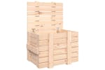 vidaXL 824993 Storage Box 58x40.5x42cm Solid Wood Pine vidaXL 824993 Storage Box 58x40.5x42cm Solid Wood Pine