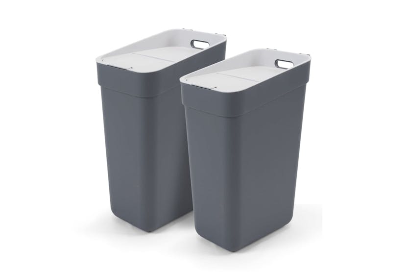 Curver 443850 Trash Can Ready To Collect 30l Dark Grey Curver 443850 Trash Can Ready To Collect 30l Dark Grey