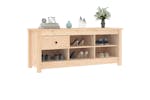 vidaXL 814594 Shoe Cabinet 110x38x45.5cm Solid Wood Pine vidaXL 814594 Shoe Cabinet 110x38x45.5cm Solid Wood Pine