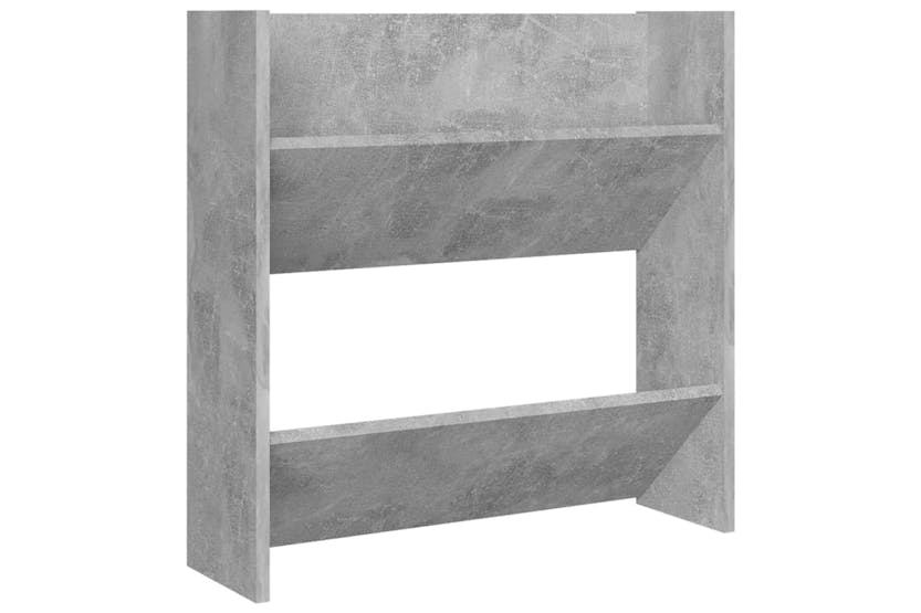 vidaXL 806727 Wall Shoe Cabinets 2 Pcs Concrete Grey 60x18x60cm Engineered Wood vidaXL 806727 Wall Shoe Cabinets 2 Pcs Concrete Grey 60x18x60cm Engineered Wood