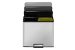 Eko 440004 Pedal Bin Essential 2x15 L Matte Silver Eko 440004 Pedal Bin Essential 2x15 L Matte Silver