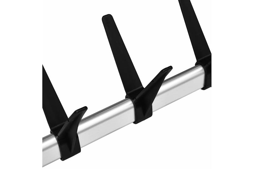 vidaXL 321108 Telescopic Shoe Rack With Rods Aluminium vidaXL 321108 Telescopic Shoe Rack With Rods Aluminium