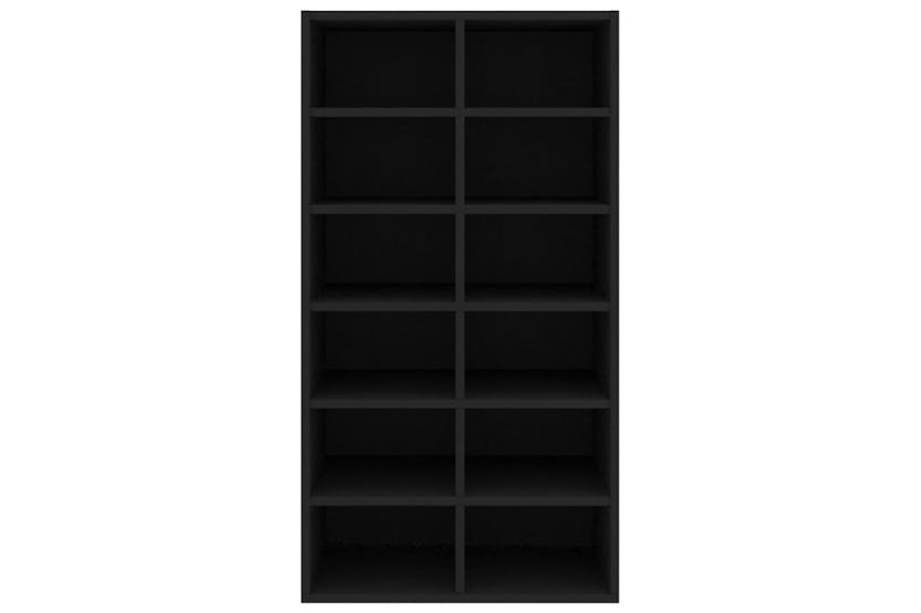 vidaXL 800397 Shoe Rack Black 54x34x100.5cm Engineered Wood vidaXL 800397 Shoe Rack Black 54x34x100.5cm Engineered Wood