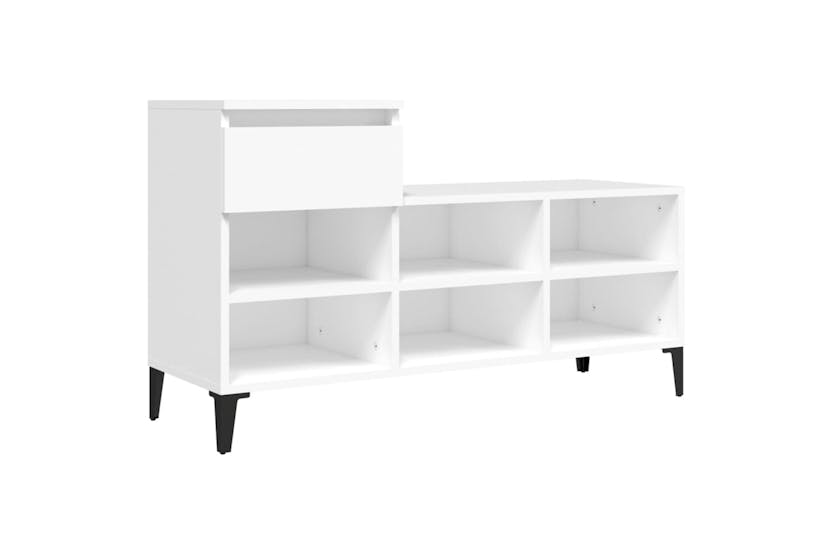vidaXL 821212 Shoe Cabinet White 102x36x60cm Engineered Wood vidaXL 821212 Shoe Cabinet White 102x36x60cm Engineered Wood
