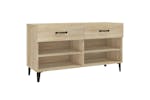 vidaXL 812828 Shoe Cabinet Sonoma Oak 102x35x55cm Engineered Wood vidaXL 812828 Shoe Cabinet Sonoma Oak 102x35x55cm Engineered Wood