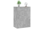 vidaXL 801075 Shoe Cabinet Concrete Grey 60x35x84cm Engineered Wood vidaXL 801075 Shoe Cabinet Concrete Grey 60x35x84cm Engineered Wood