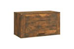 vidaXL 821017 Wall-mounted Shoe Cabinet Smoked Oak 70x35x38cm Solid Wood Pine vidaXL 821017 Wall-mounted Shoe Cabinet Smoked Oak 70x35x38cm Solid Wood Pine