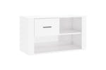 vidaXL 816754 Shoe Cabinet High Gloss White 80x35x45cm Engineered Wood vidaXL 816754 Shoe Cabinet High Gloss White 80x35x45cm Engineered Wood