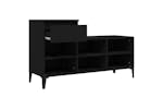 vidaXL 821213 Shoe Cabinet Black 102x36x60cm Engineered Wood vidaXL 821213 Shoe Cabinet Black 102x36x60cm Engineered Wood