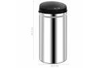vidaXL 322694 Automatic Sensor Dustbin 50 L Stainless Steel vidaXL 322694 Automatic Sensor Dustbin 50 L Stainless Steel