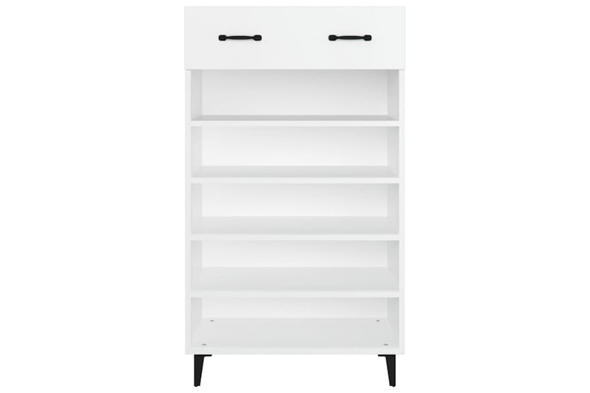 vidaXL 812789 Shoe Cabinet White 60x35x105cm Engineered Wood vidaXL 812789 Shoe Cabinet White 60x35x105cm Engineered Wood